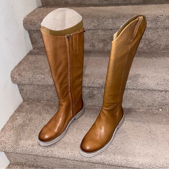 Brand new Sam Edelman Womens Fable Beige Knee-High Boots Shoes 8 & 8.5 M - Picture 3 of 9